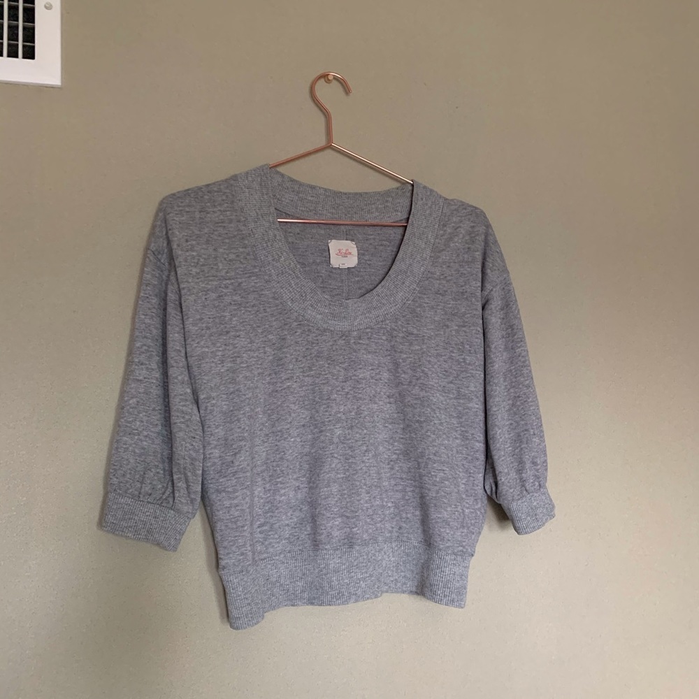 Madewell Hi-Line 3/4 sleeve sweatshirt